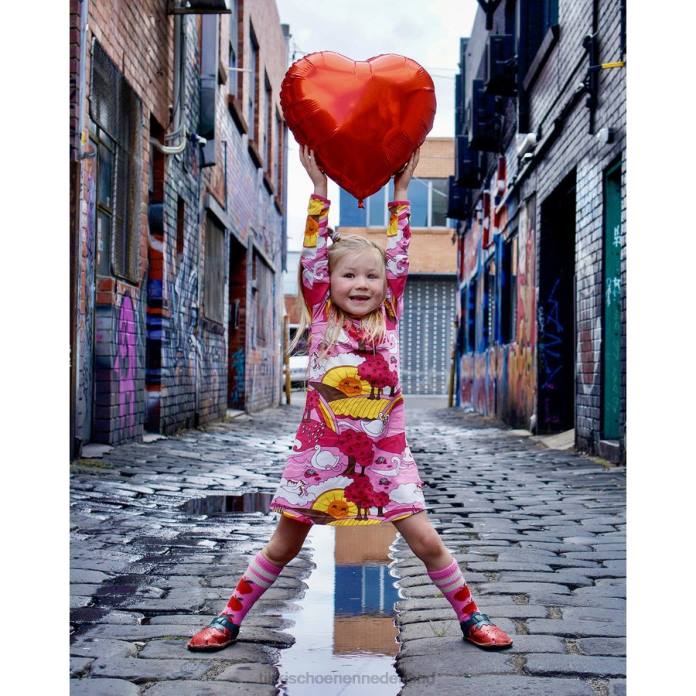 aranya leer kinderen blauw Tikki schoenen JVXT70