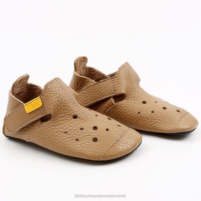 ziggy v1 leer kinderen cappuccino Tikki schoenen JVXT7