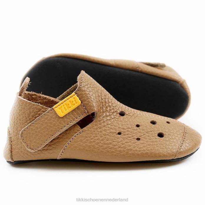 ziggy v1 leer kinderen cappuccino Tikki schoenen JVXT7