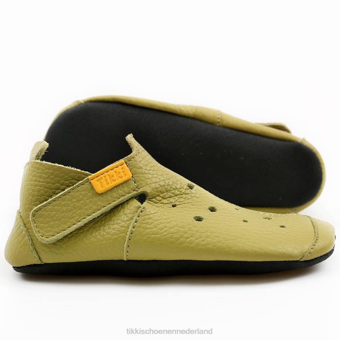 ziggy v1 leer kinderen limoen Tikki schoenen JVXT2