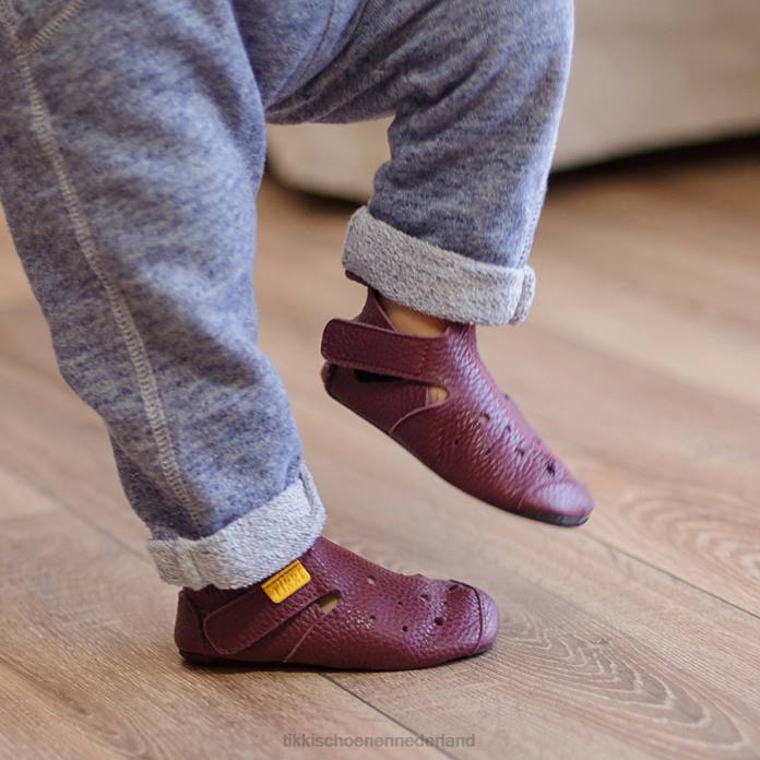 ziggy v2 leer kinderen pijnboom Tikki schoenen JVXT19