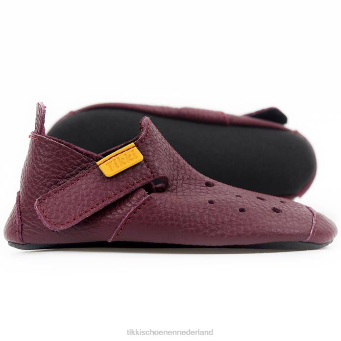 ziggy v2 leer kinderen pruim Tikki schoenen JVXT21