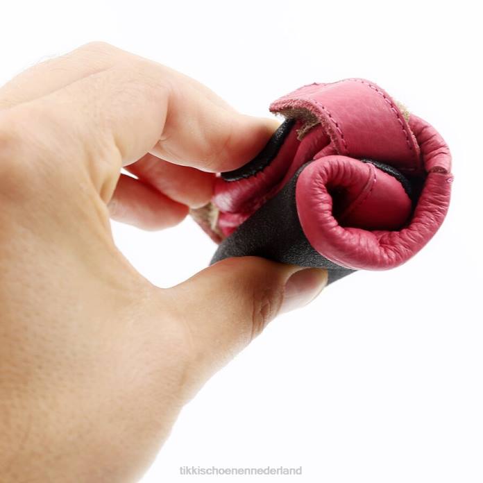 ziggy v2 leer kinderen roze Tikki schoenen JVXT30