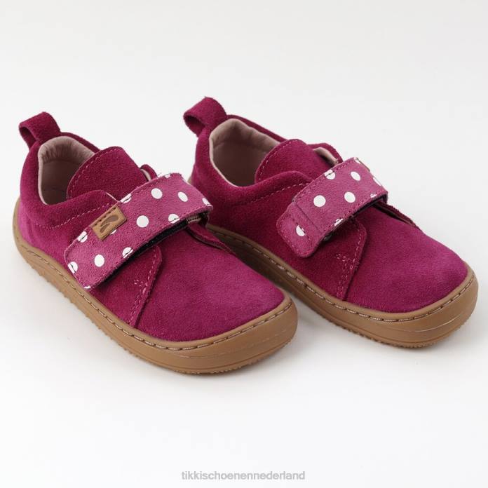 blote voeten schoenen harlekijn kinderen fuxia Tikki schoenen JVXT143