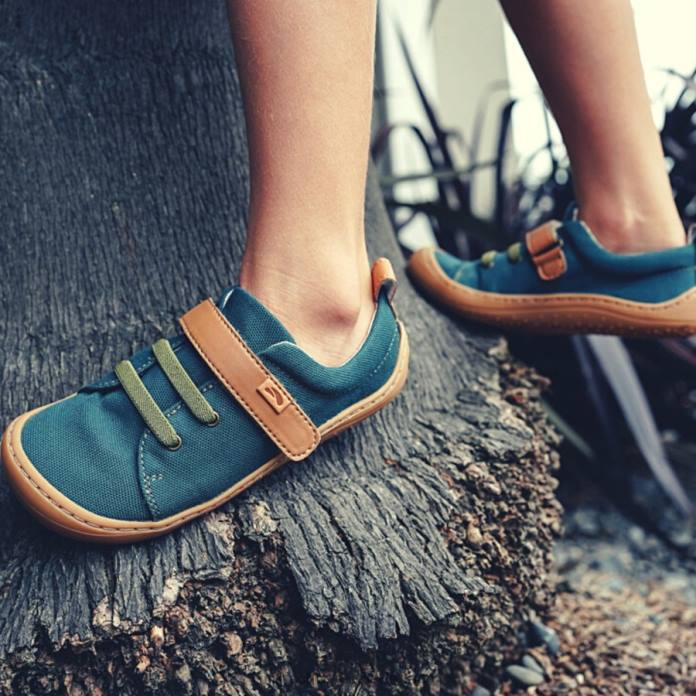 veganistische schoenen harlekijn kinderen Diepblauw Tikki schoenen JVXT119