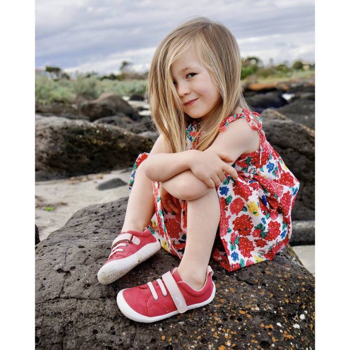 veganistische schoenen harlekijn kinderen scharlaken Tikki schoenen JVXT156