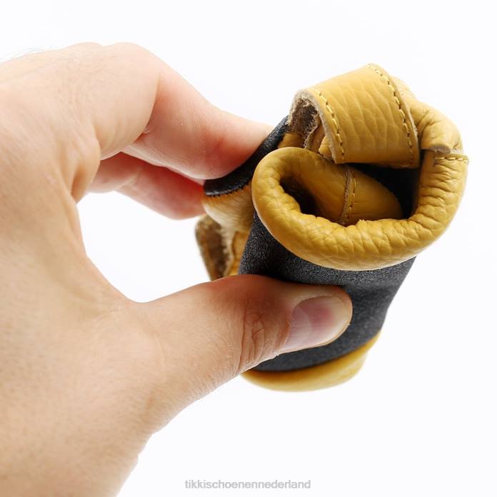 ziggy v1 leer volwassenen geel Tikki schoenen JVXT259