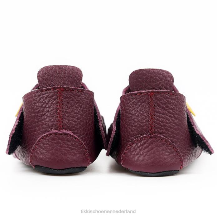 ziggy v1 leer volwassenen pruim Tikki schoenen JVXT255