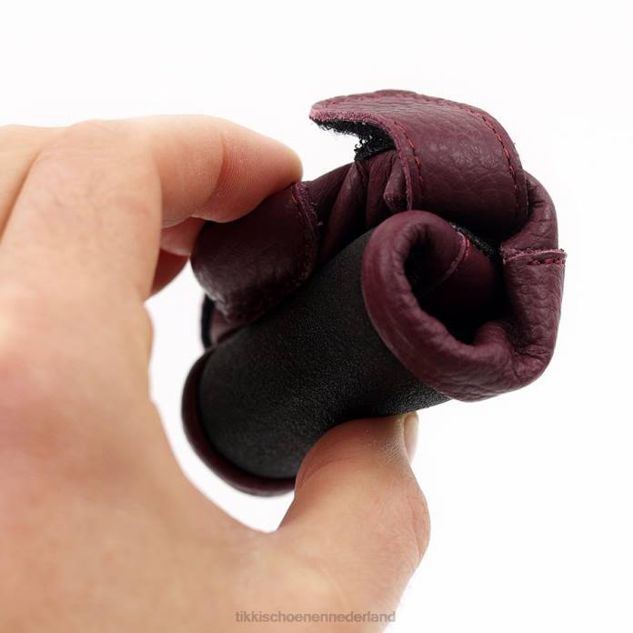 ziggy v1 leer volwassenen pruim Tikki schoenen JVXT255