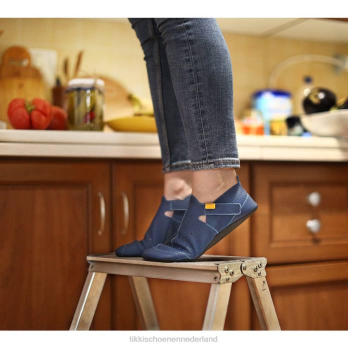 ziggy v1 leer volwassenen zwart Tikki schoenen JVXT256