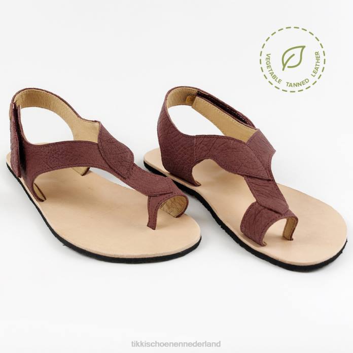 blotevoetensandalen soul v2 volwassenen Bordeaux Tikki schoenen JVXT228