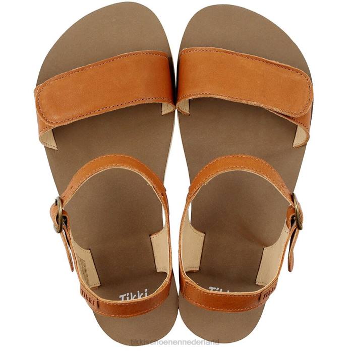 sandalen op blote voeten vibe v1 volwassenen cognac Tikki schoenen JVXT236