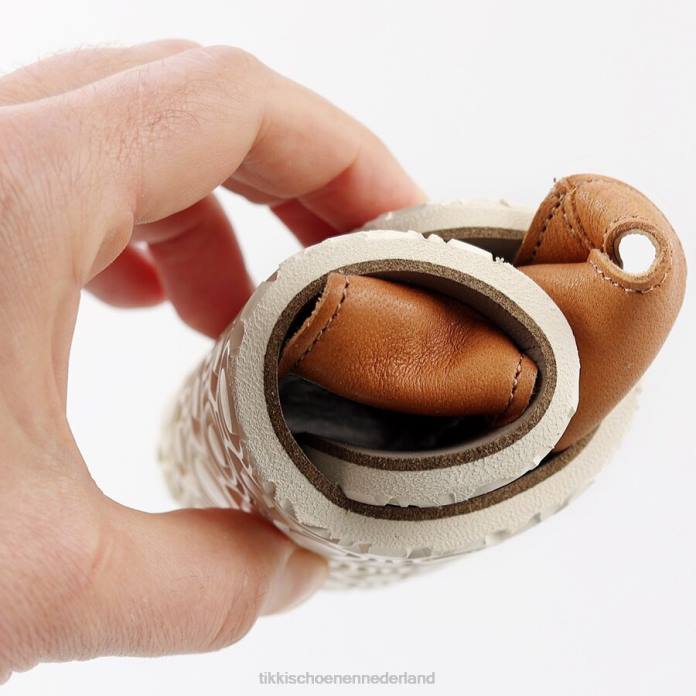 sandalen op blote voeten vibe v1 volwassenen cognac Tikki schoenen JVXT236