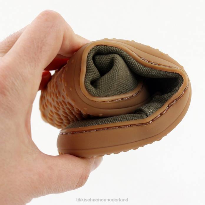 veganistische schoenengeluk volwassenen olijf Tikki schoenen JVXT216